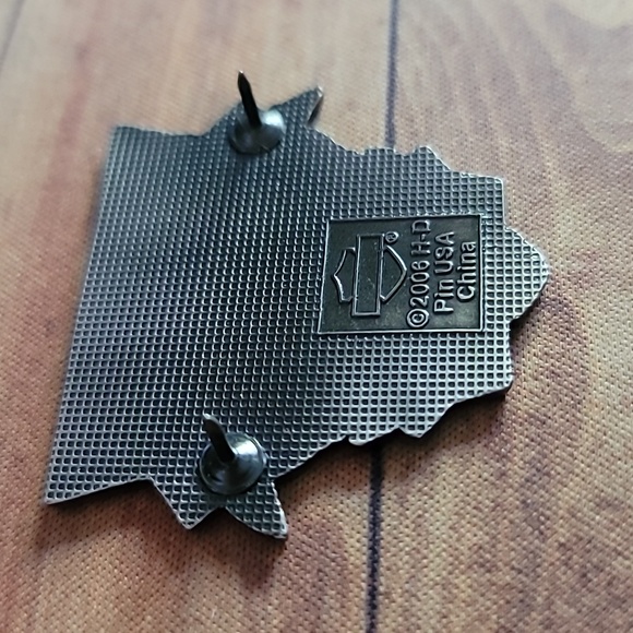 Harley-Davidson Live to Ride, Ride to Live 2006 Eagle Bar Nickel Plated Pin - Picture 5 of 6